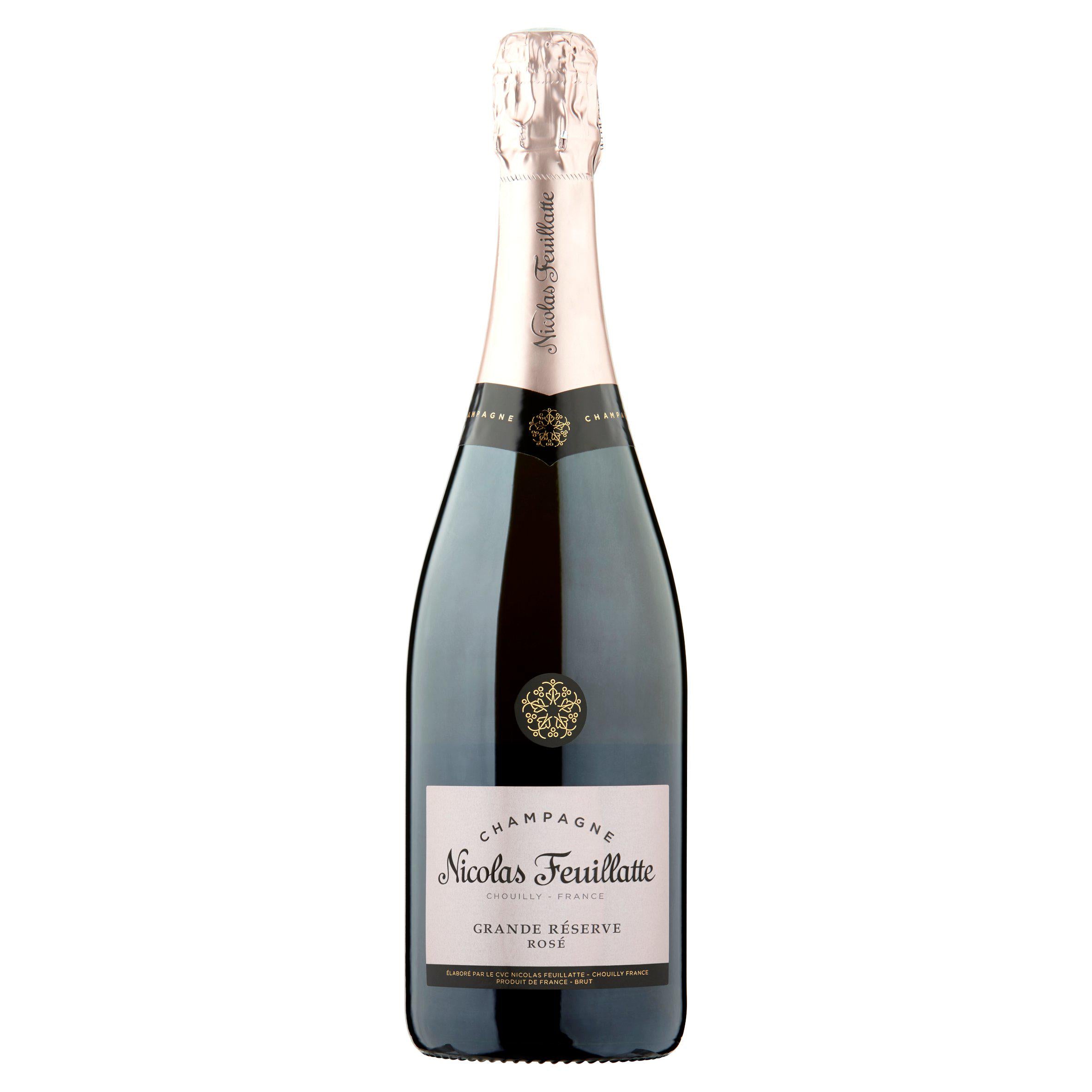 Nicolas Feuillatte Champagne Brut Rosé 75cl, imported from the UK