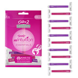 Wilkinson Sword My Intuition Essentials Extra 2 women's disposable razors x10, imported from the UK