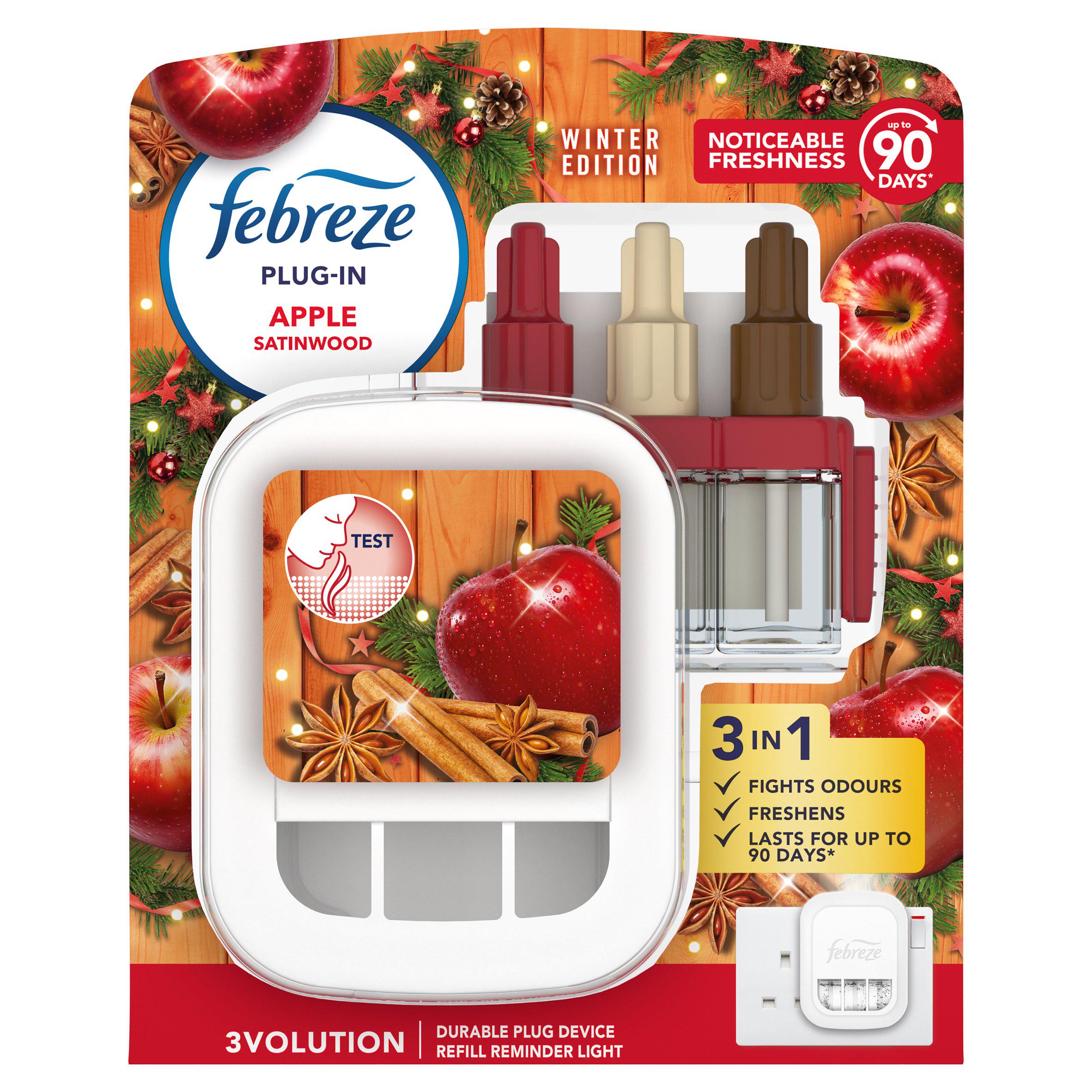 Febreze 3Volution Air Freshener Spiced Apple 20ml - British product