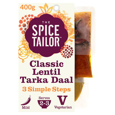 Sainsburys The Spice Tailor Classic Lentil Tarka Daal Indian Curry Meal Kit 400g- Buy online at McGrocer