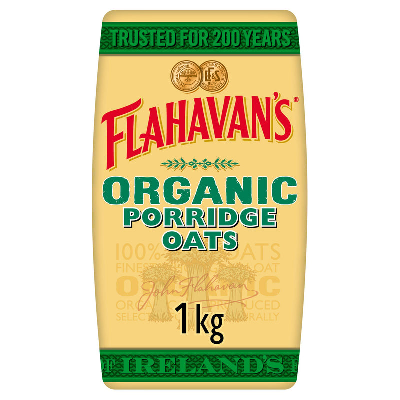 Flahavan's organic porridge oats 1kg - British product