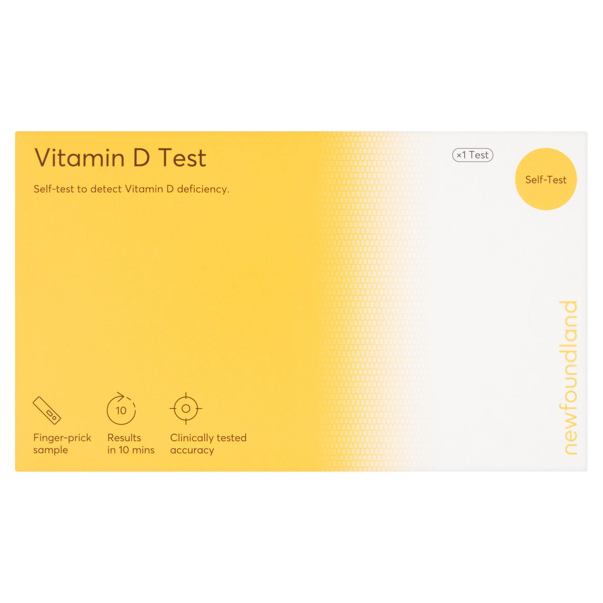 Newfoundland Vitamin D rapid test cassette with finger-prick sample, UK version