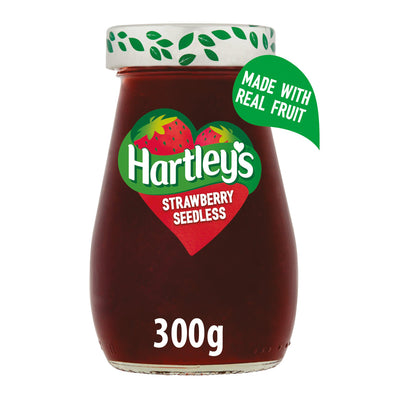 Sainsburys Hartley's Strawberry Seedless Jam 300g- Buy online at McGrocer