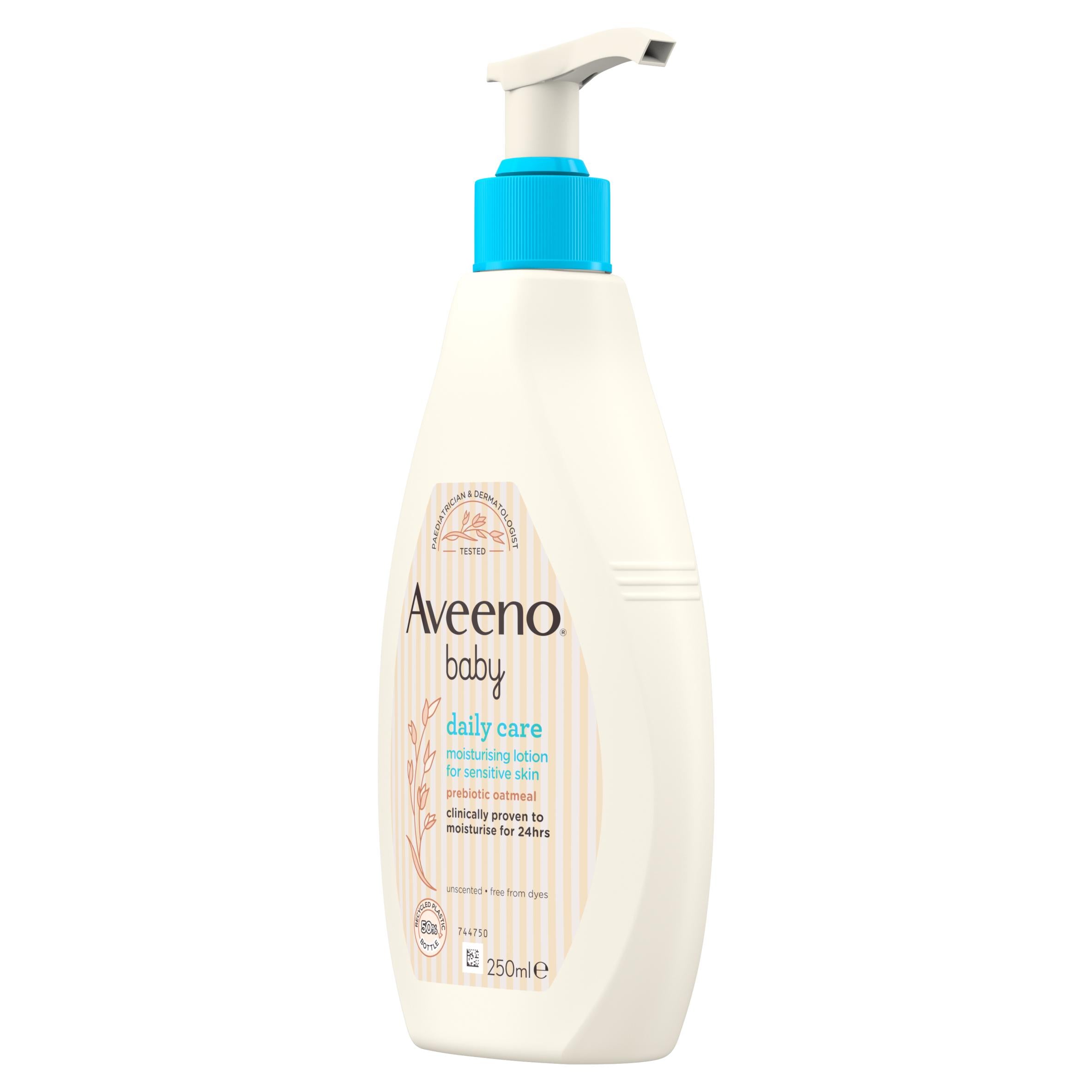 Aveeno Baby Daily Care Moisturising Lotion 250ml, imported from the UK