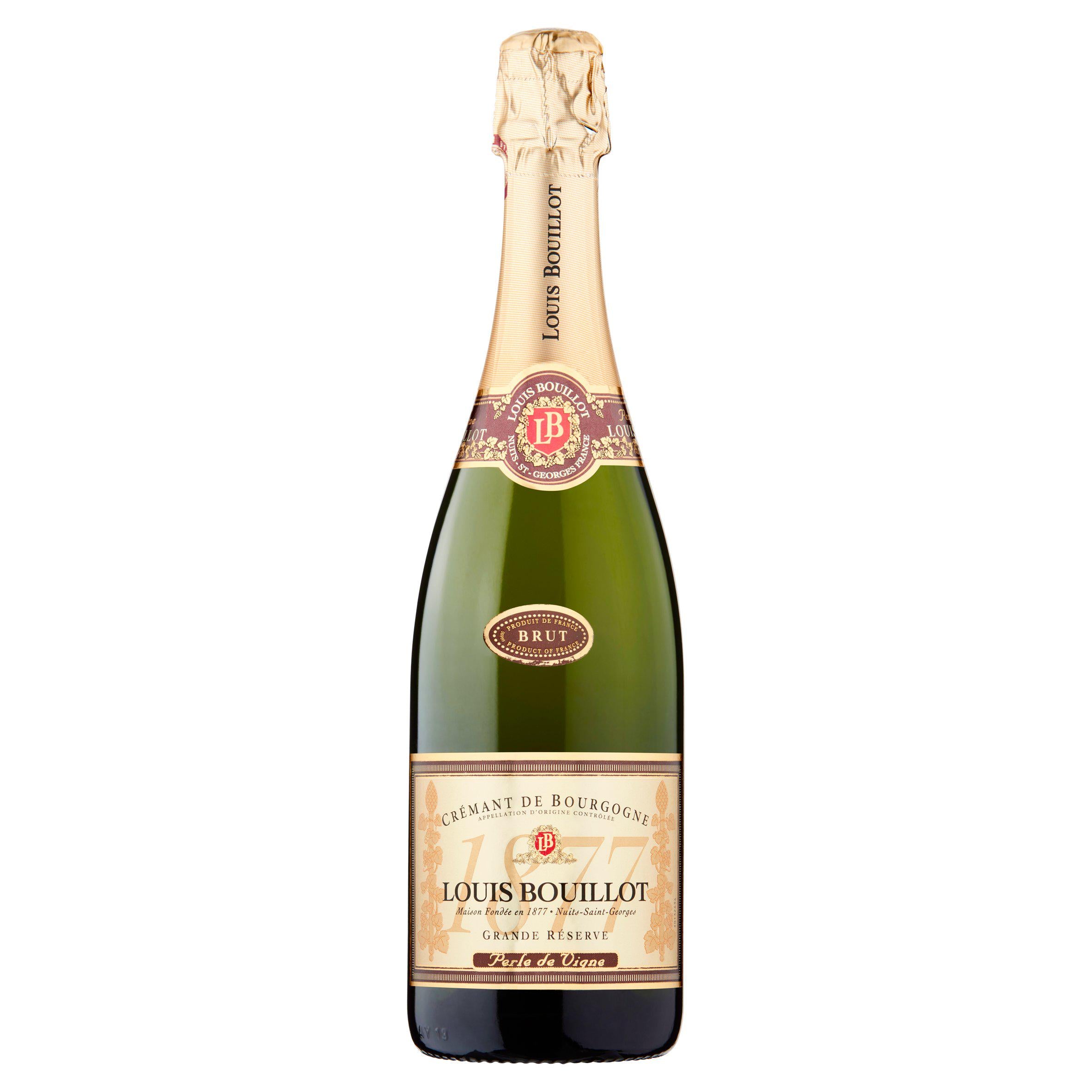 Louis Bouillot Crémant Brut wine 75cl (British brand)