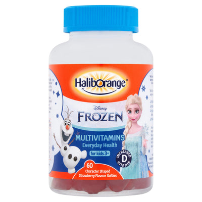 Sainsburys Haliborange Disney Frozen Multivitamins Strawberry Softies 60 Count- Buy online at McGrocer