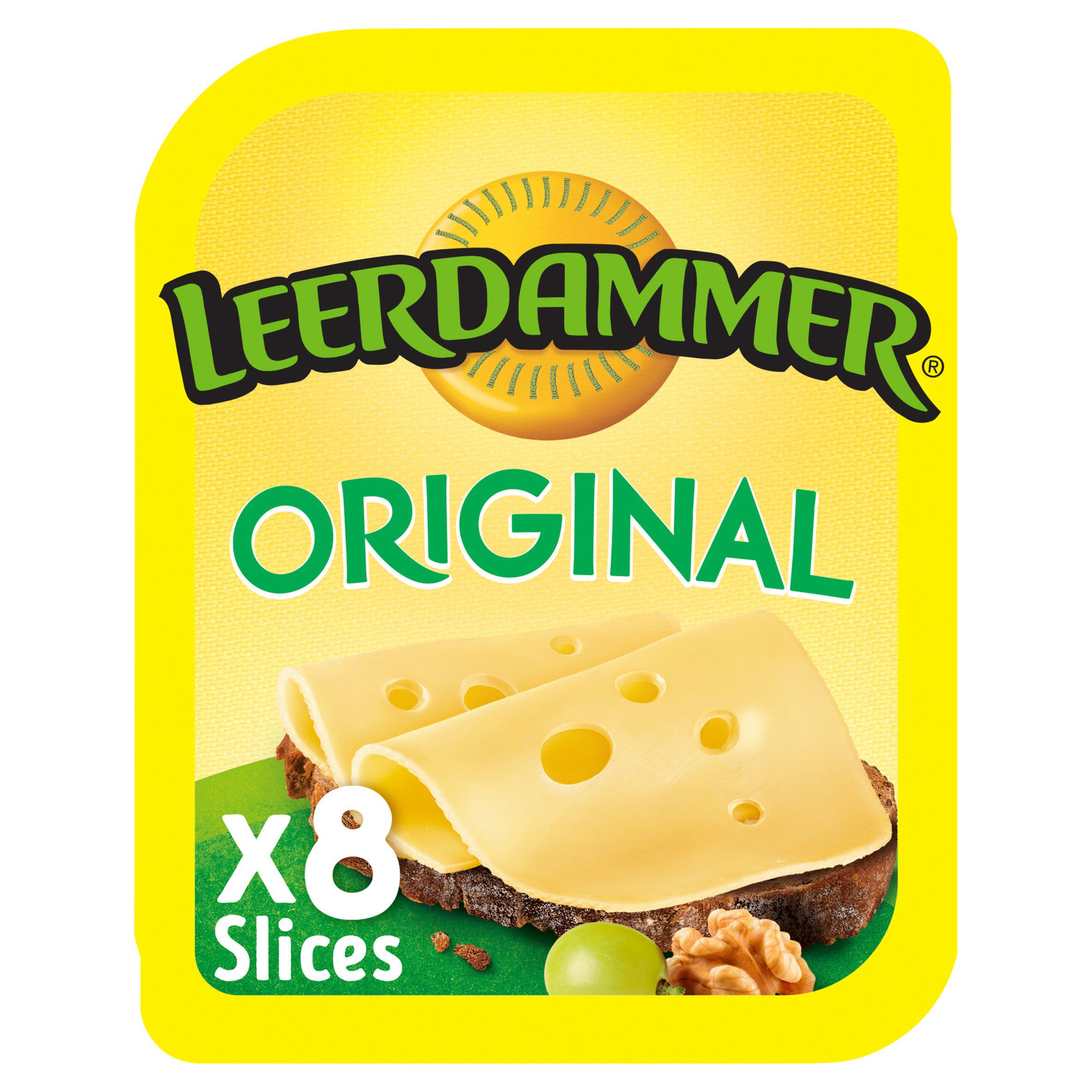 Leerdammer cheese slices Original Mild Nutty 160g (British brand)