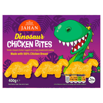 Panerte kylling dinosaurbiter 400g