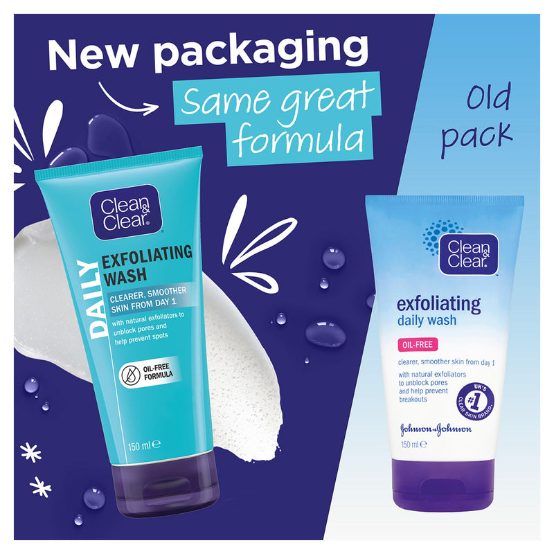 Clean & Clear Exfoliating Daily Wash 150ml (British brand)