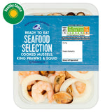 Ready-to-Eat Seafood Selection with Mussels, Prawns, and Squid 200g