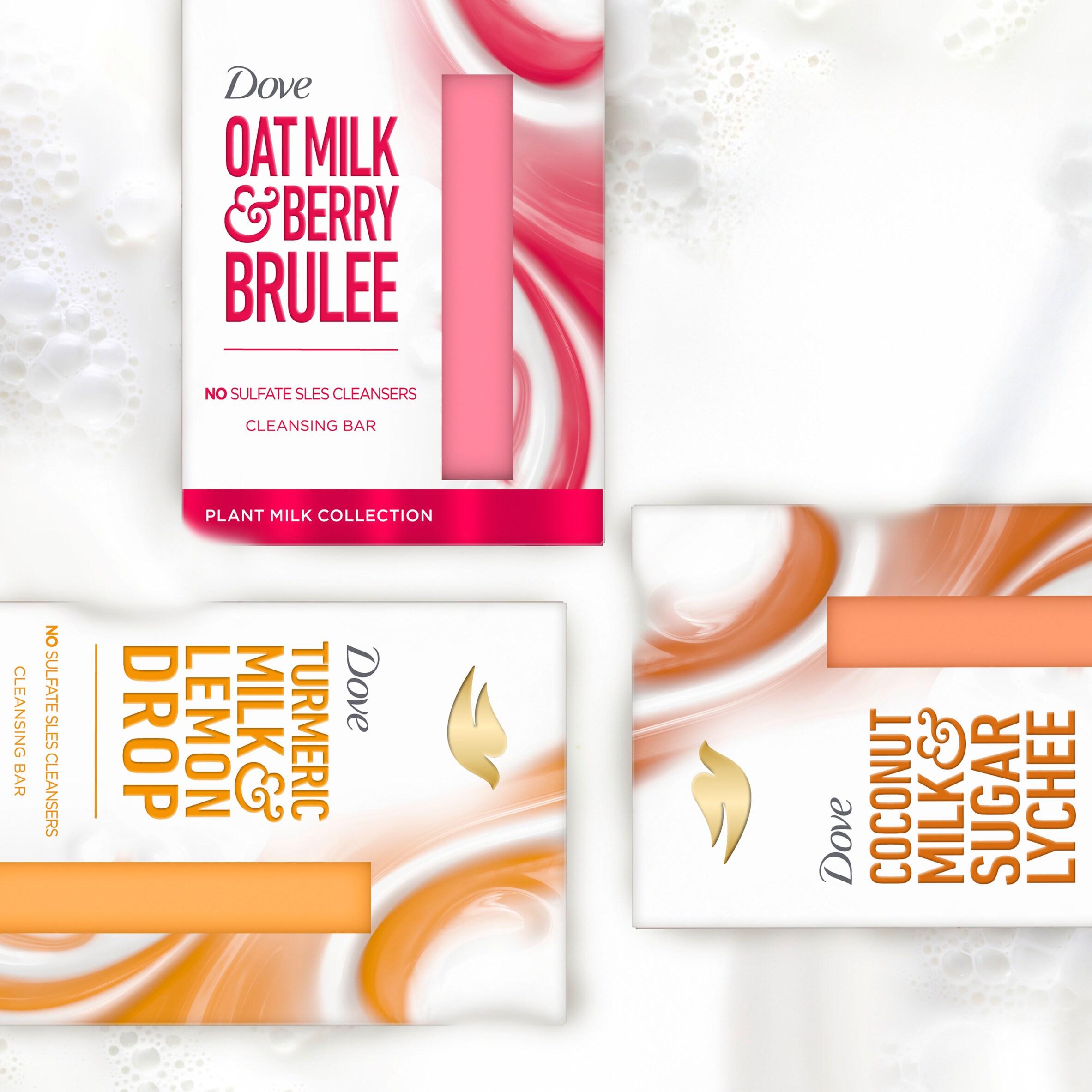Dove beauty bar oat milk and berry brulee 141g - British product