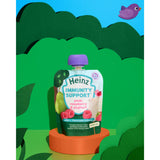 Heinz baby food pouch pear raspberry yoghurt immunity 85g - British product