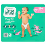 Sainsbury's Little Ones Dry Fit nappies Size 5+ 36 count - British product