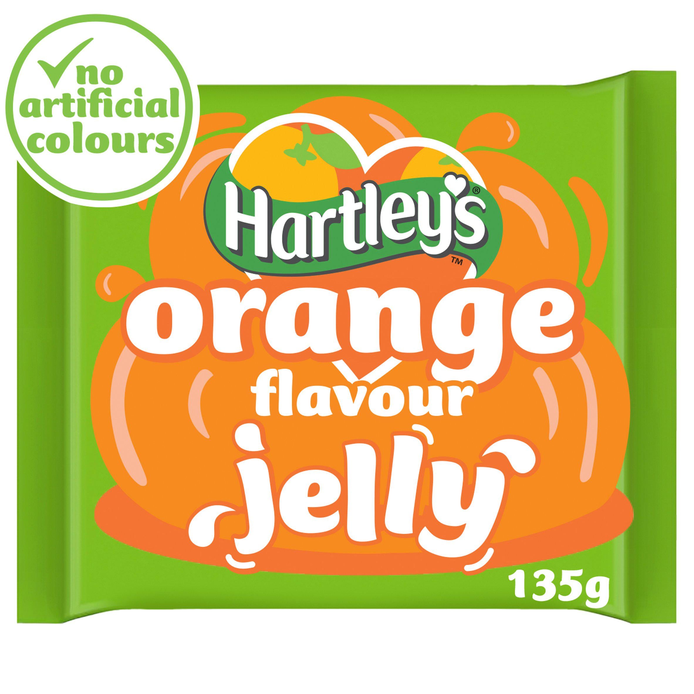 Hartley's orange jelly 135g, imported from the UK
