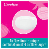 Carefree normal pantyliners cotton extract fresh scent 56 count (British brand)