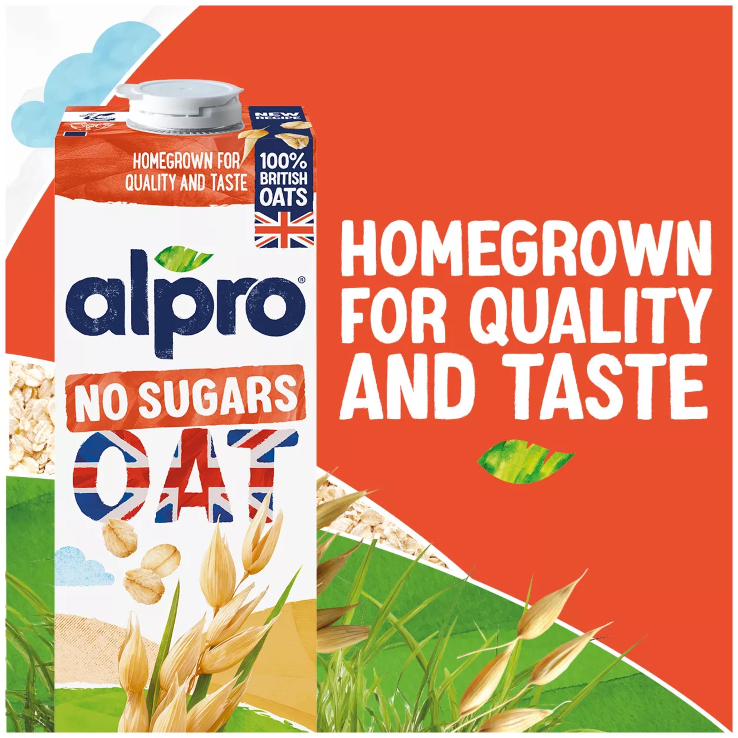 Alpro oat drink no sugar 1L (British brand)