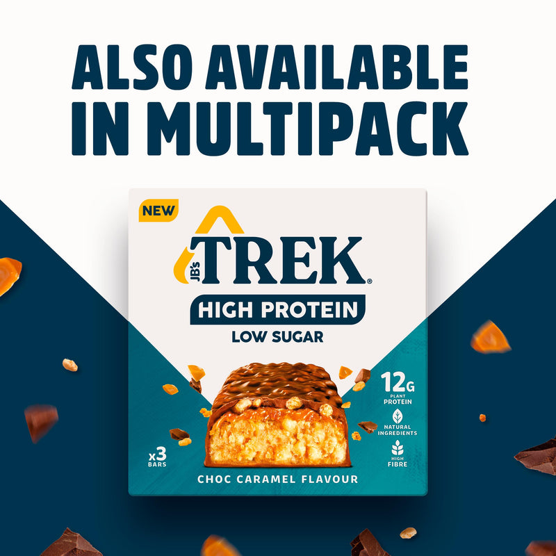 Trek protein bar caramel flavour 44g (British brand)
