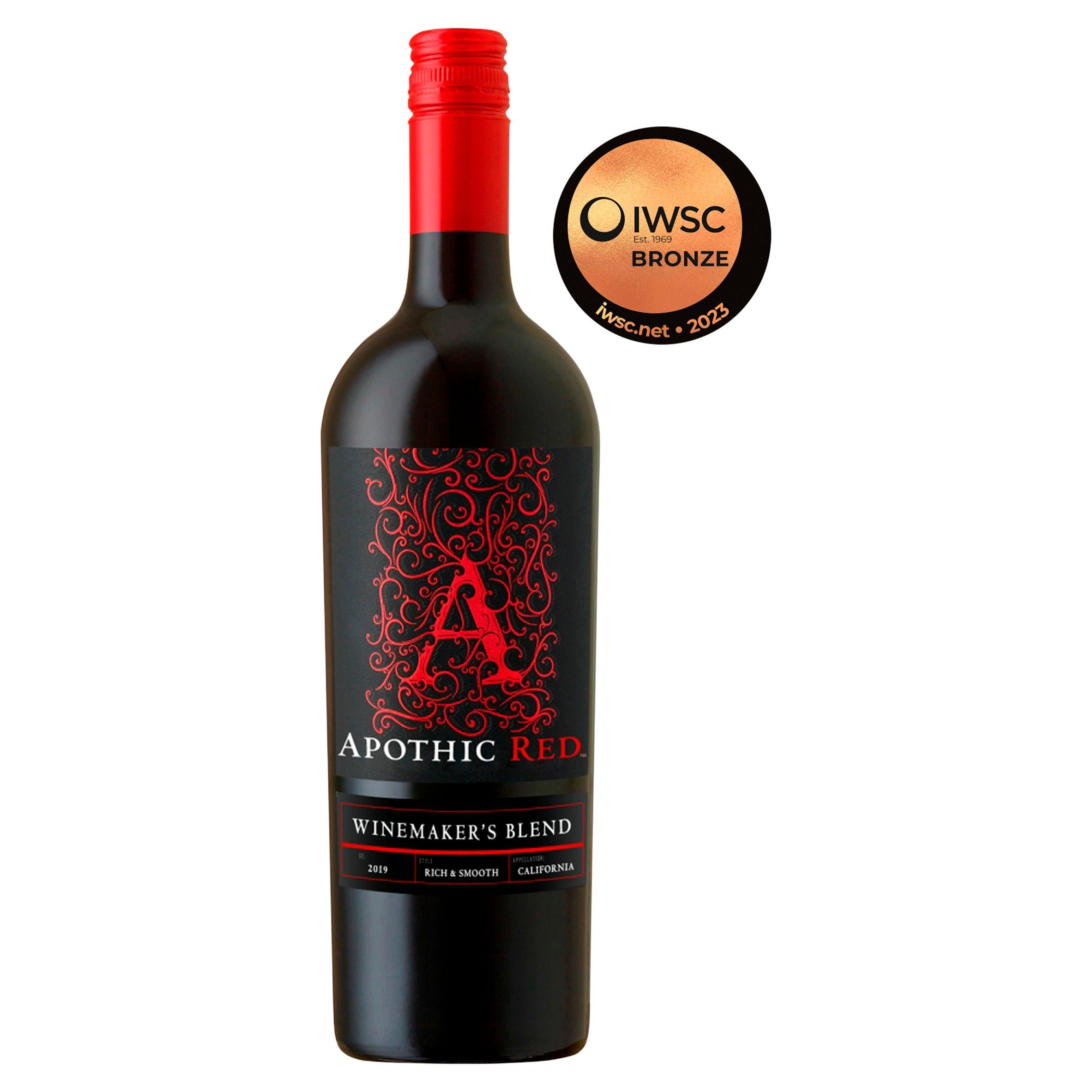 Apothic red wine blend 75cl (British brand)