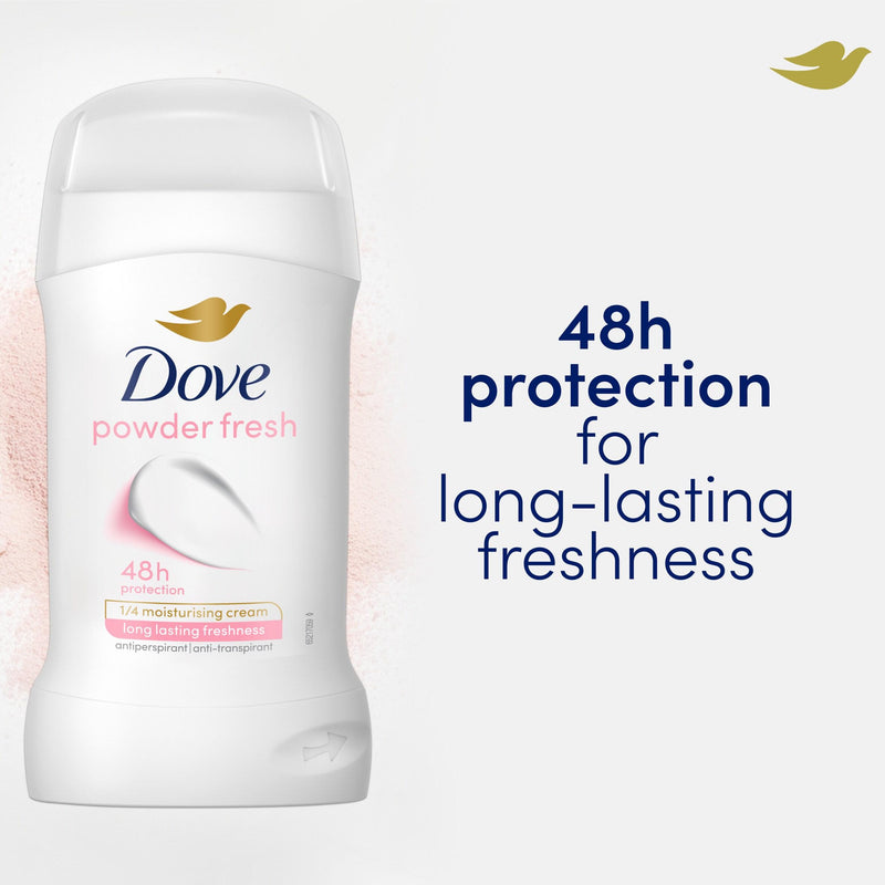 Dove Powder Soft Antiperspirant Cream 50ml (British brand)