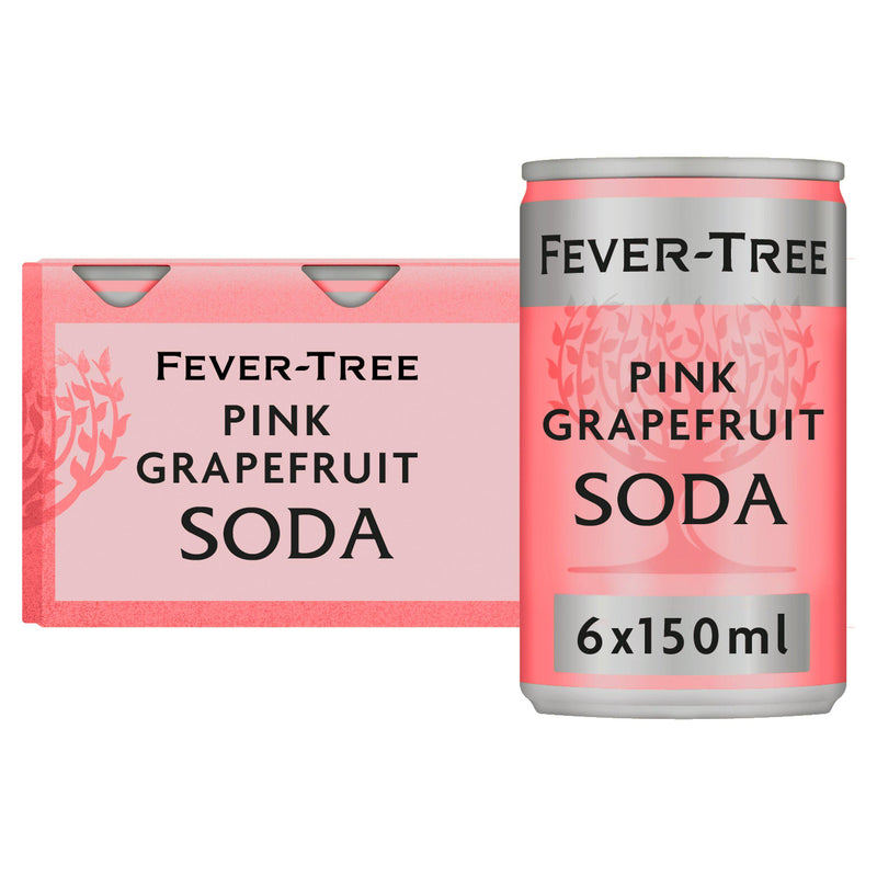 Fever-Tree Pink Grapefruit Soda 6 x 150ml - British product