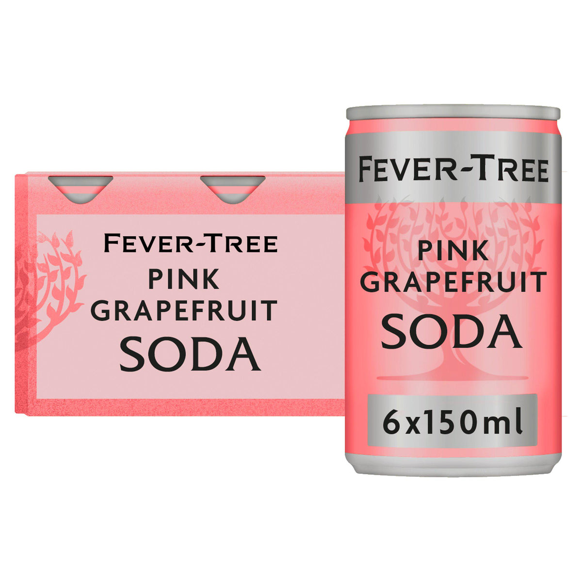Fever-Tree Pink Grapefruit Soda 6 x 150ml - British product