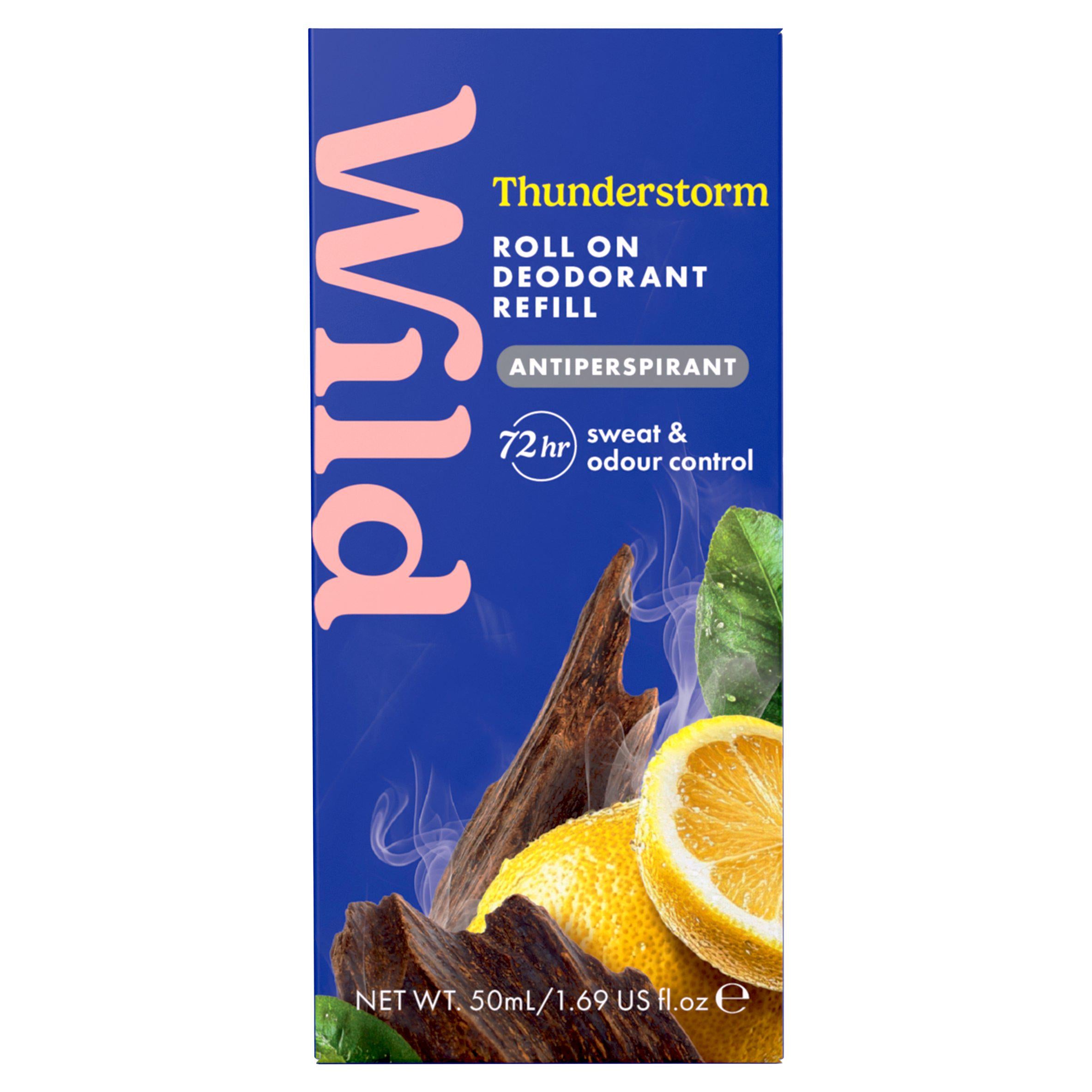 Wild Thunderstorm antiperspirant refill 50ml, imported from the UK