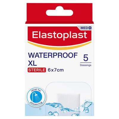 Sainsburys Elastoplast Antibac Silver Protect Waterproof Wound Dressings 5pk- Buy online at McGrocer
