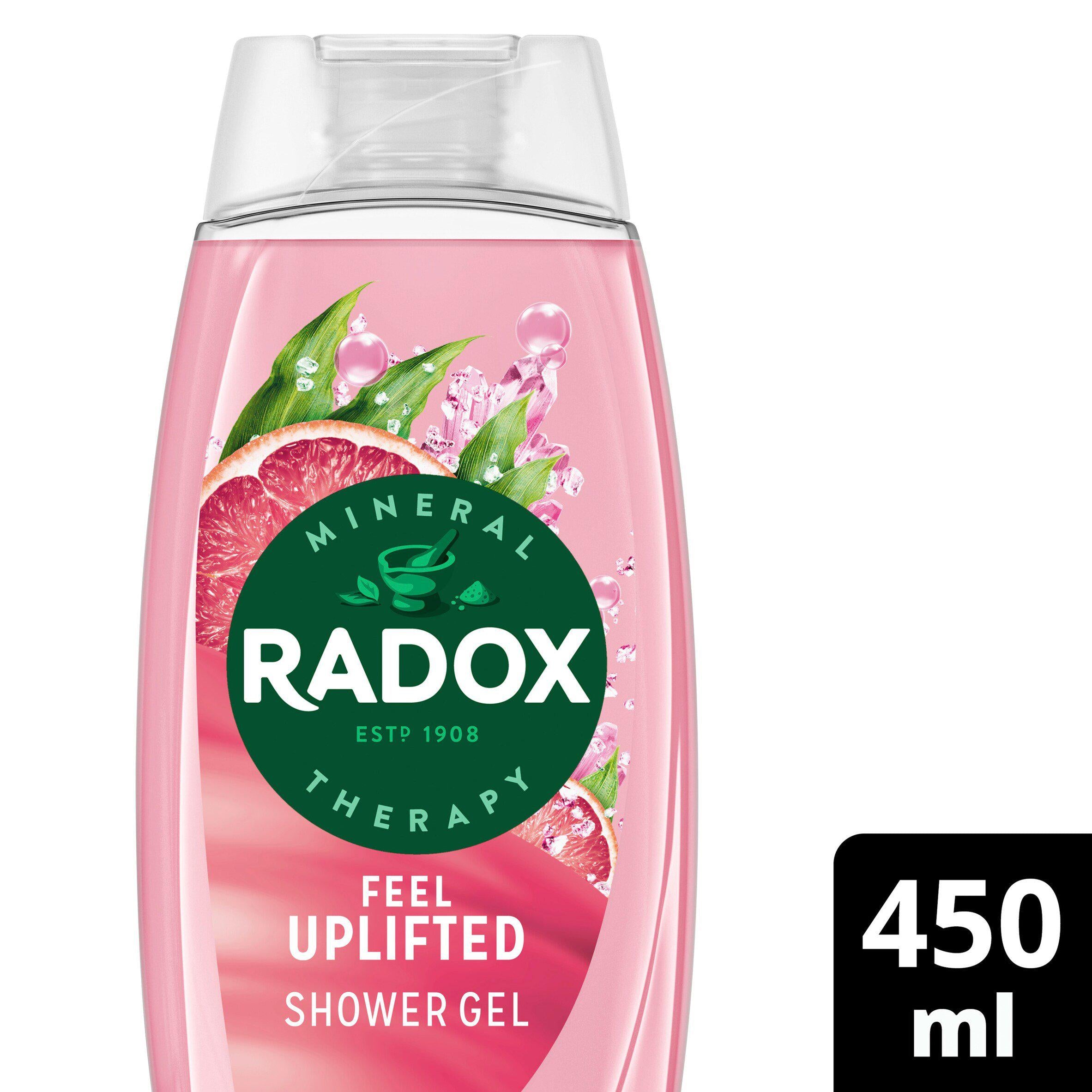 Radox Mineral Therapy Feel Uplifted Shower Gel Grapefruit & Ginger Body Wash 450ml
