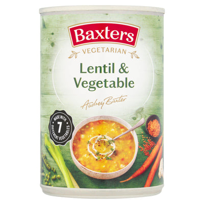 Sainsburys Baxters Healthy Lentil & Vegetable Soup 400g- Buy online at McGrocer
