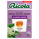 Ricola sugar free elderflower drops 45g - British product