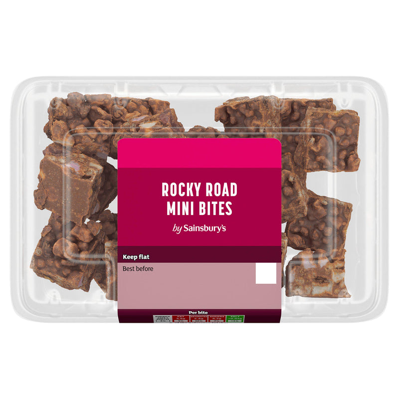 Sainsbury's Rocky Road mini bites 195g, UK version