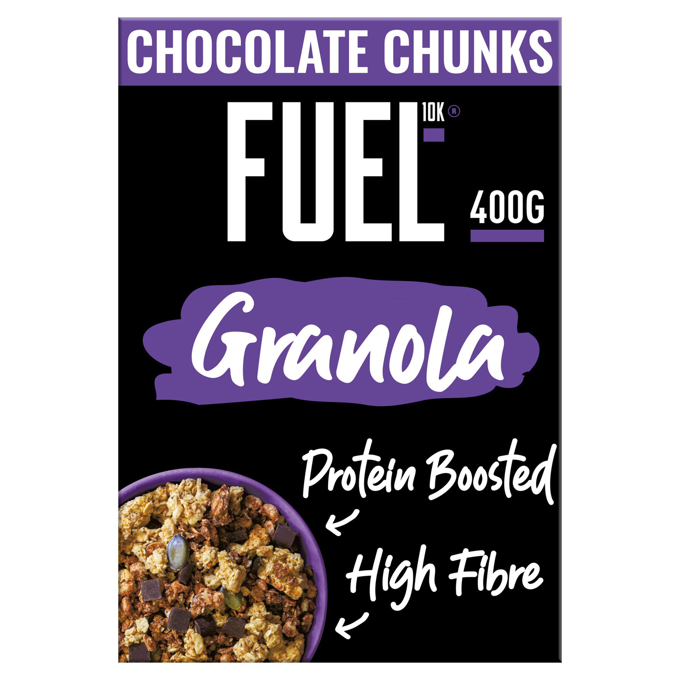 FUEL10K Protein Chocolate Granola 400g - British product