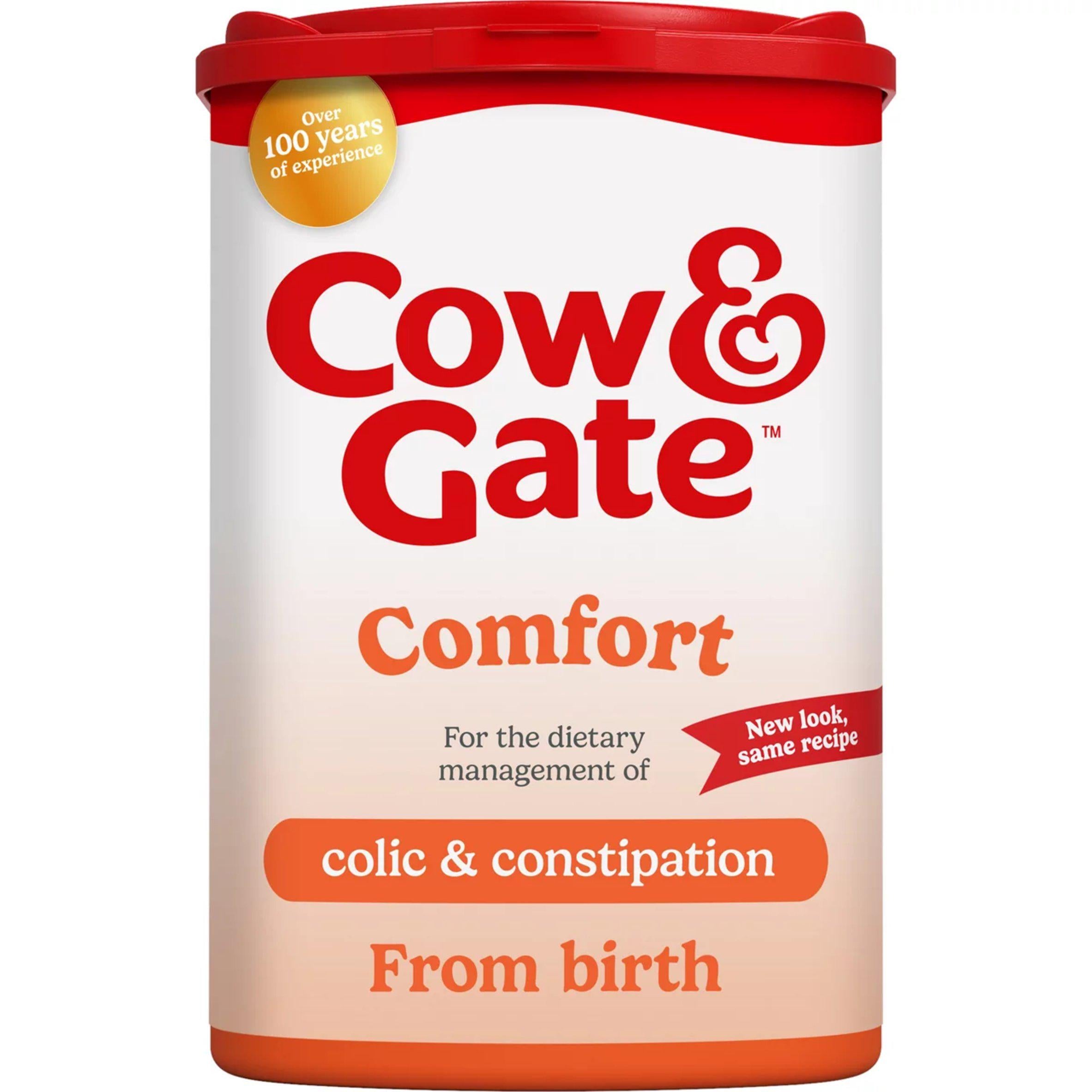 Cow & Gate Comfort baby formula 800g, imported from the UK