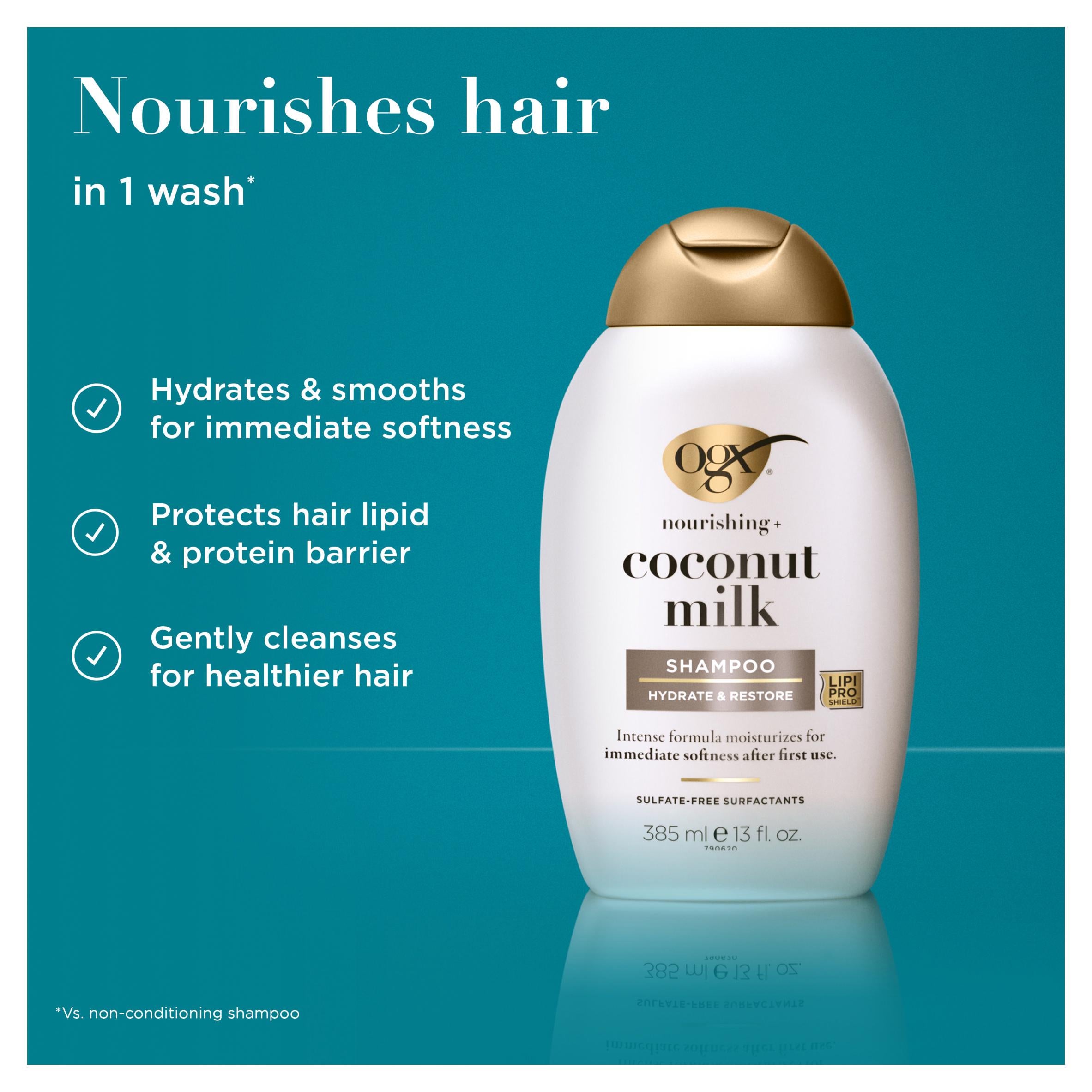 OGX Coconut Milk shampoo 385ml - British product