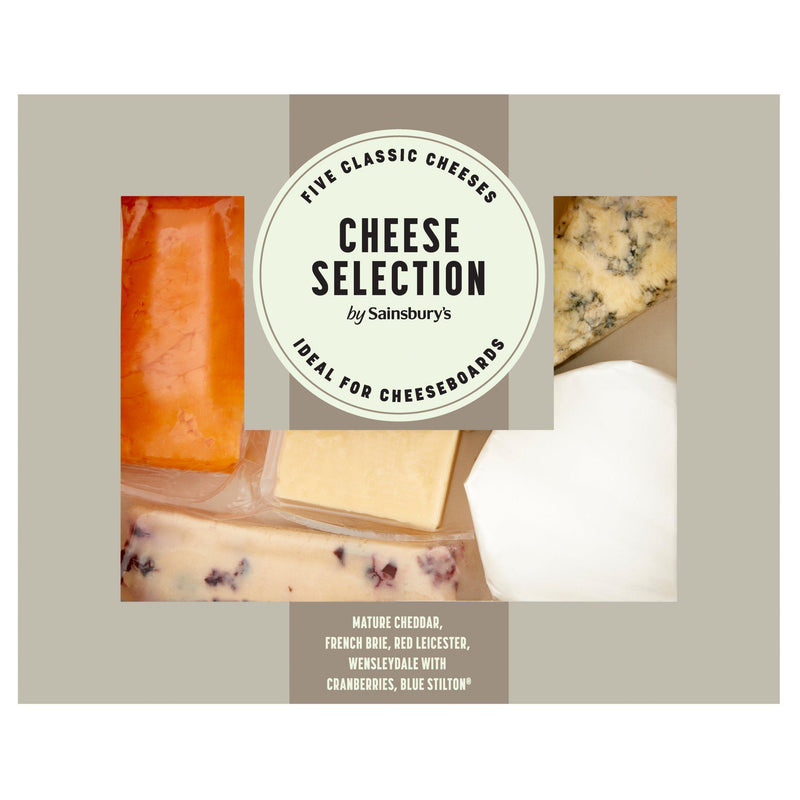 Sainsbury's assorted cheese selection 456g, imported from the UK