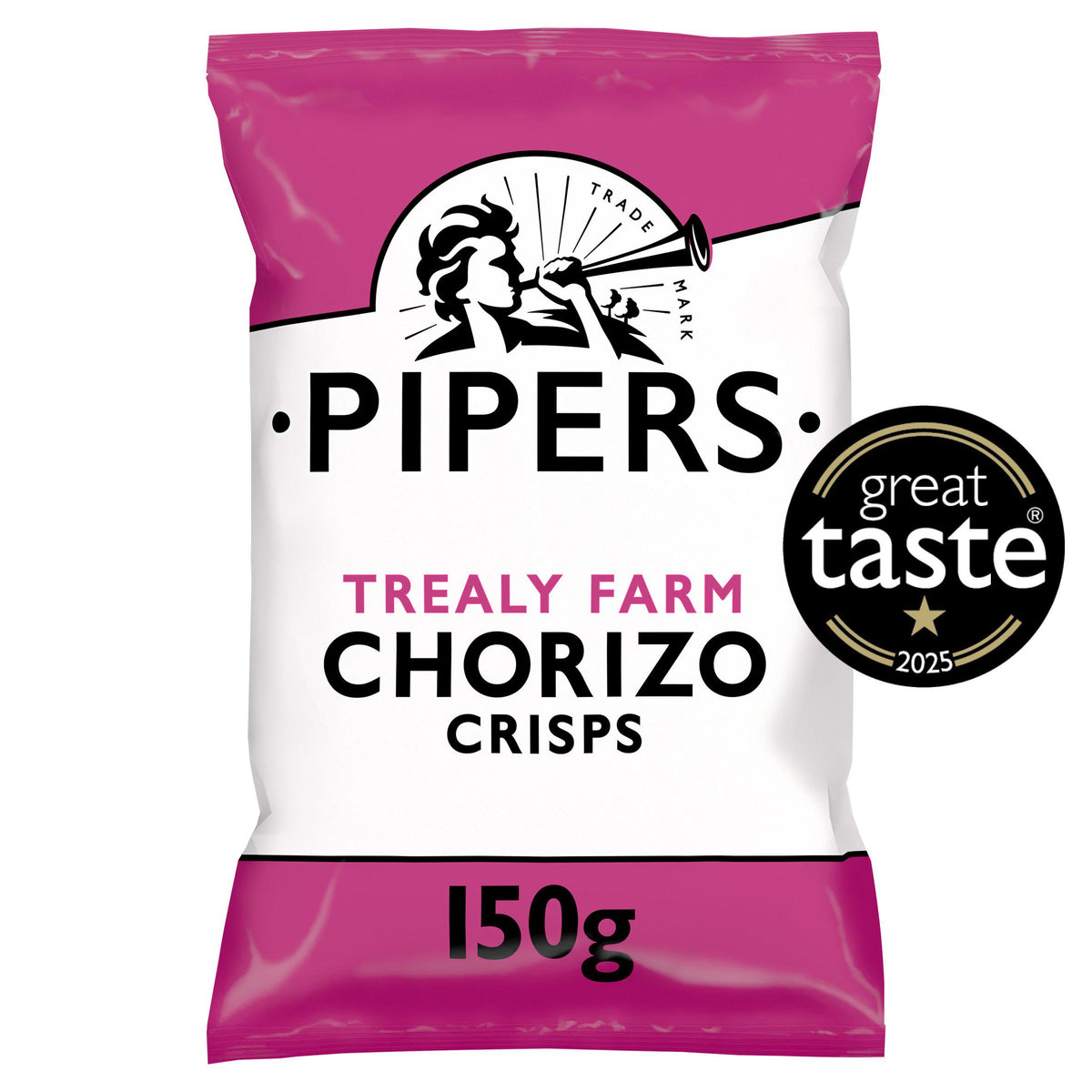 Pipers chorizo sharing crisps 150g (British brand)
