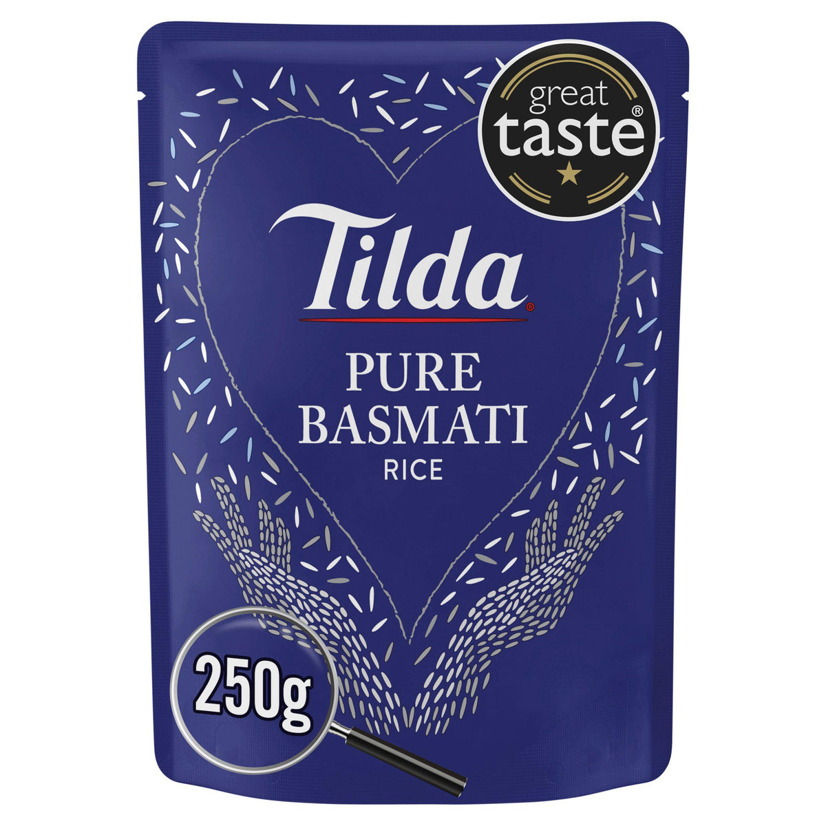 Tilda Pure Basmati microwave rice 250g (British brand)