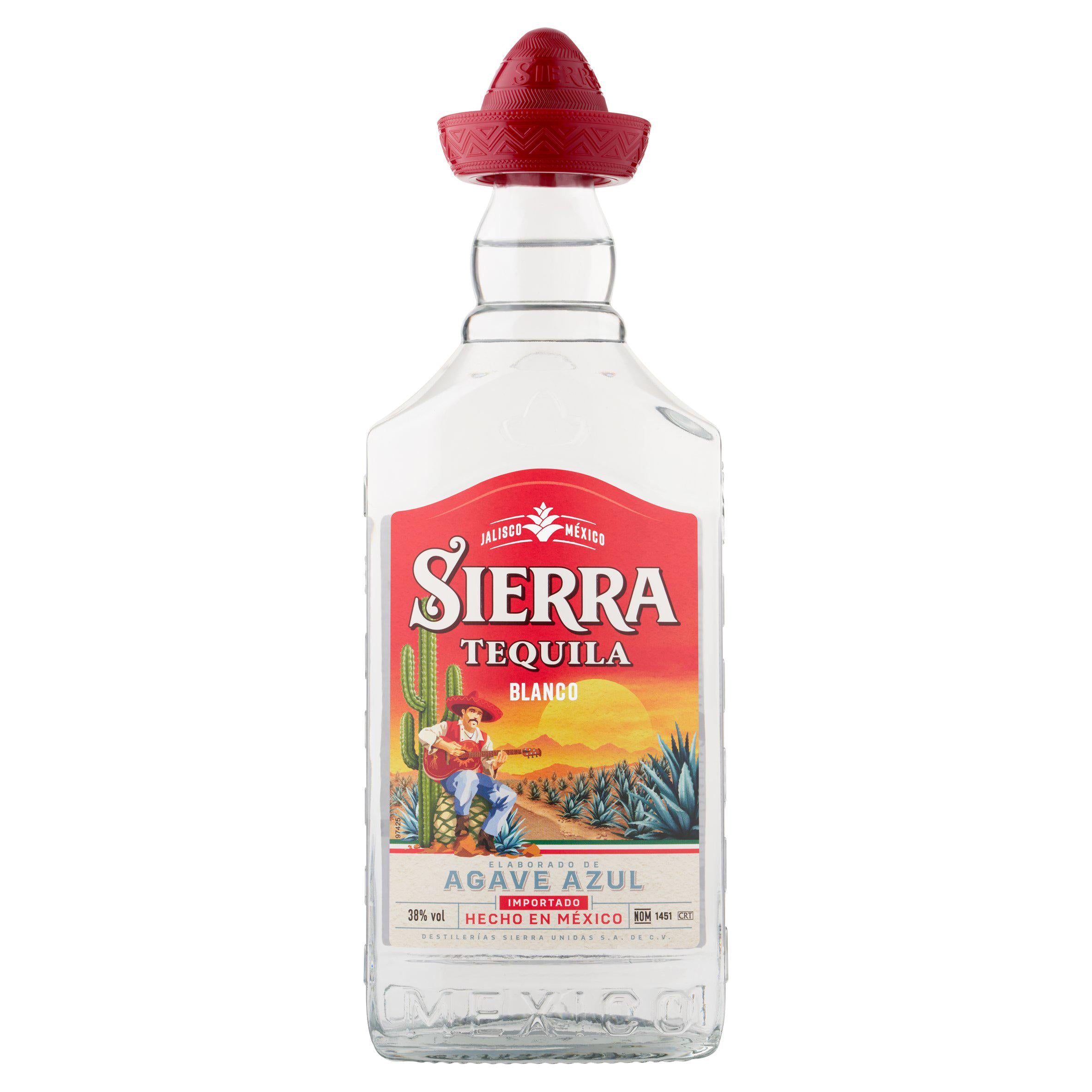 Sierra Silver Tequila Blanco 50cl bottle (British brand)