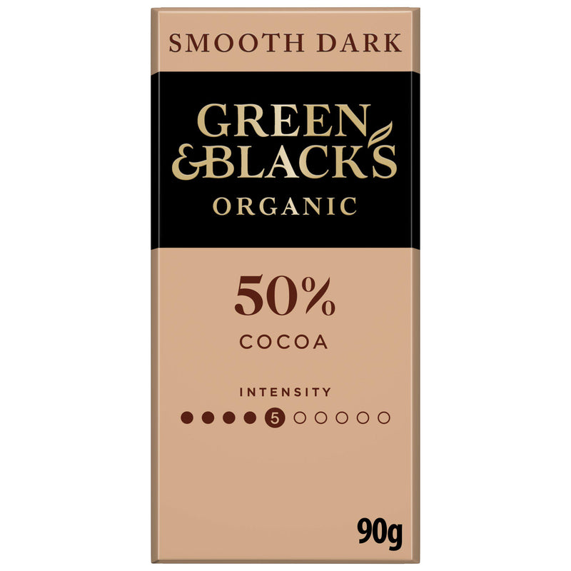Green & Black's organic milk chocolate bar 90g (British brand)