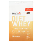 PhD diet whey protein powder vanilla crème 1kg (British brand)