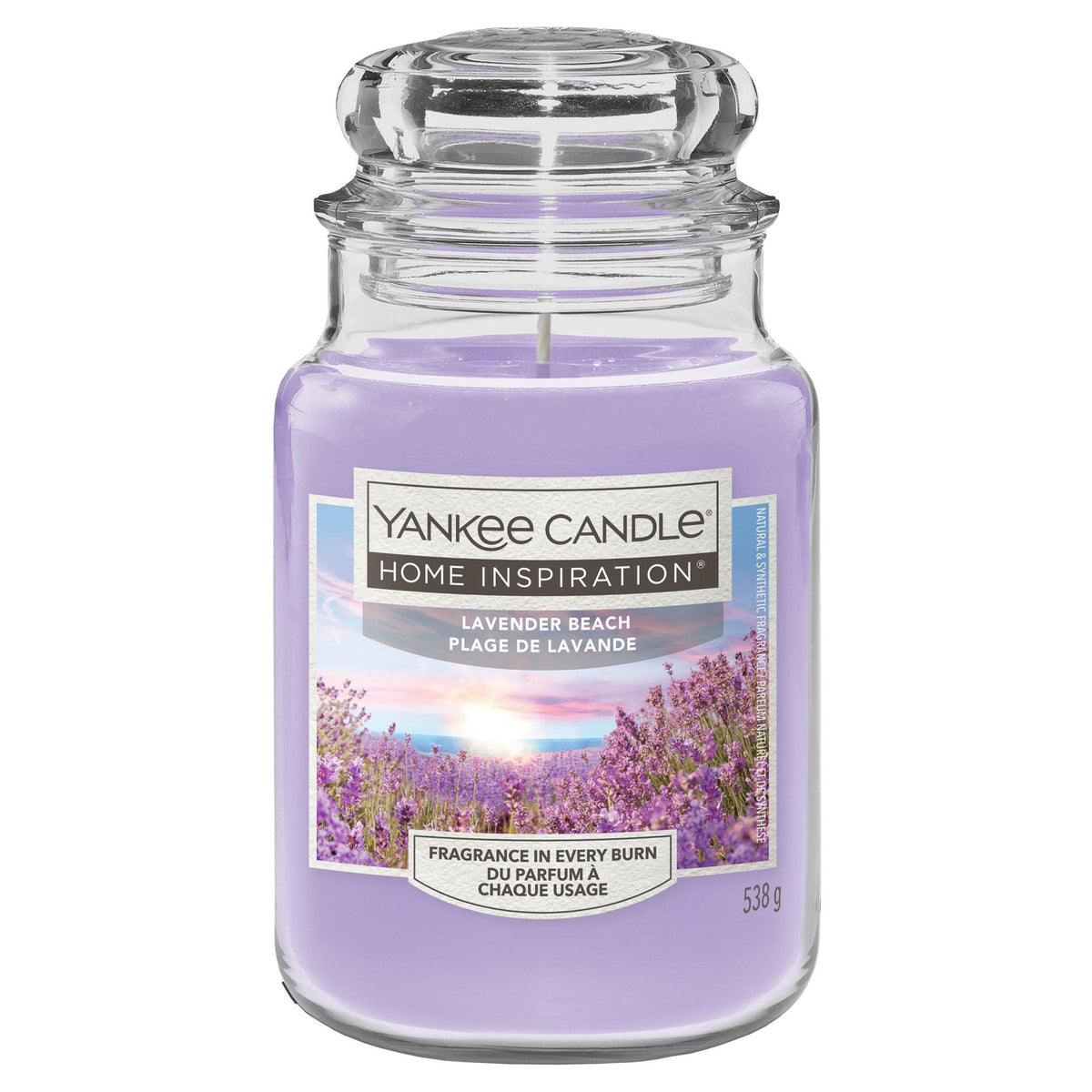 Yankee Candle Lavender Beach large jar candle (British brand)
