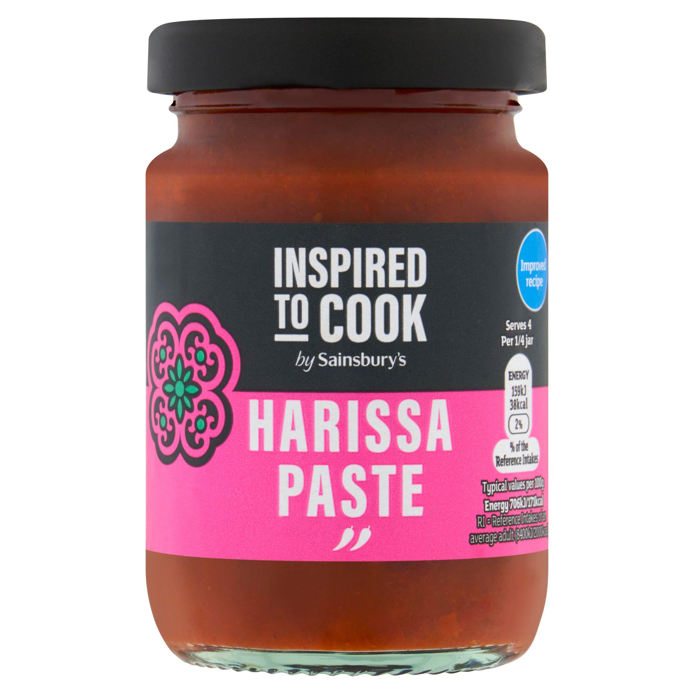 Sainsbury's Harissa Paste Inspired to Cook 90g, imported from the UK