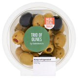 Sainsbury's trio of olives mix 60g, imported from the UK