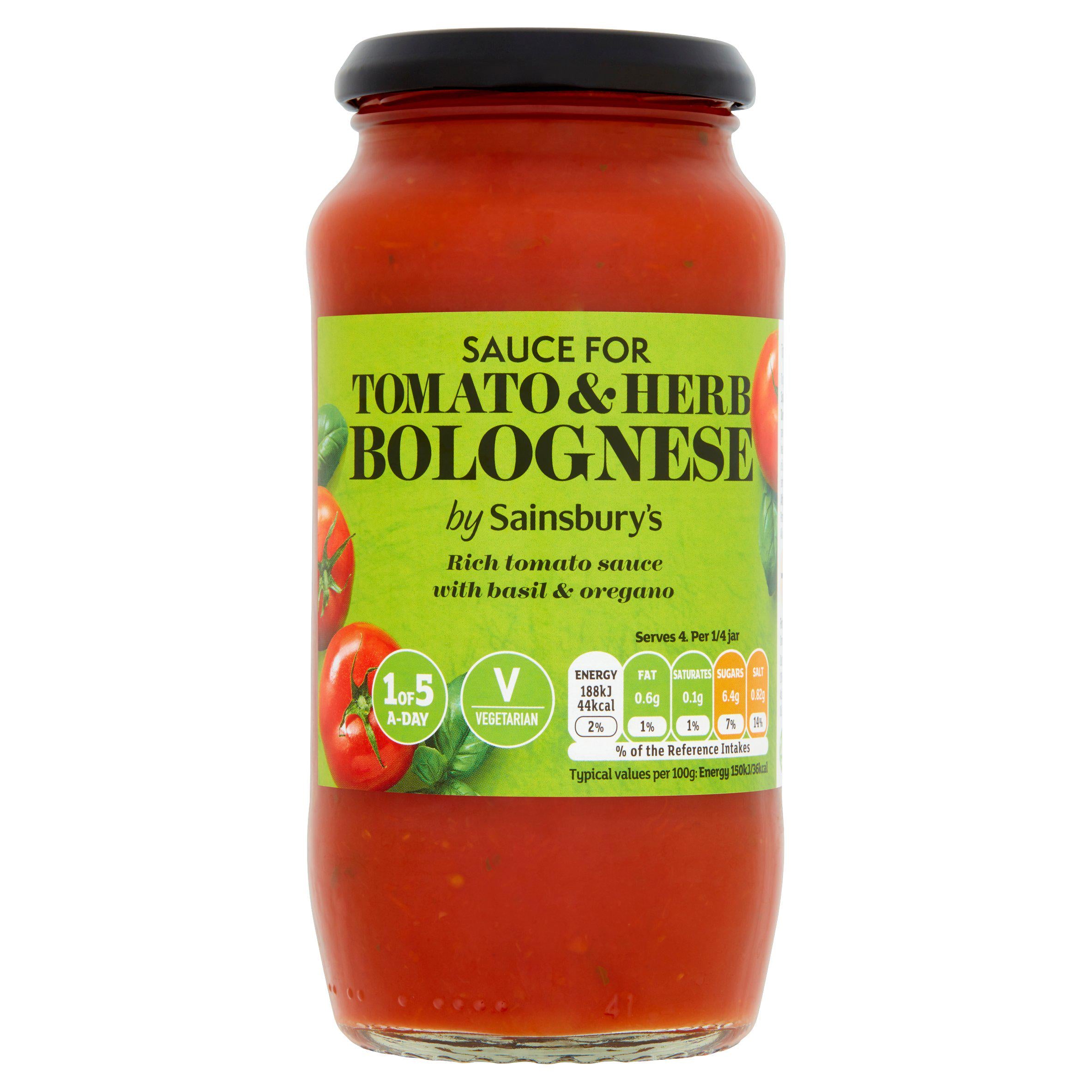 Sainsbury's Tomato & Herb Bolognese pasta sauce 500g, UK version