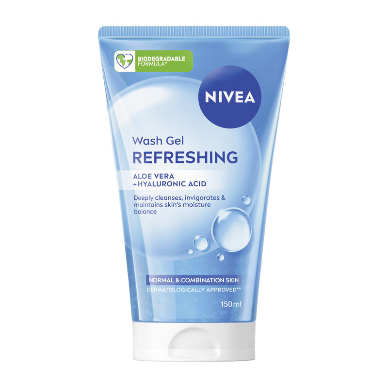 Nivea refreshing face wash gel 150ml, UK version