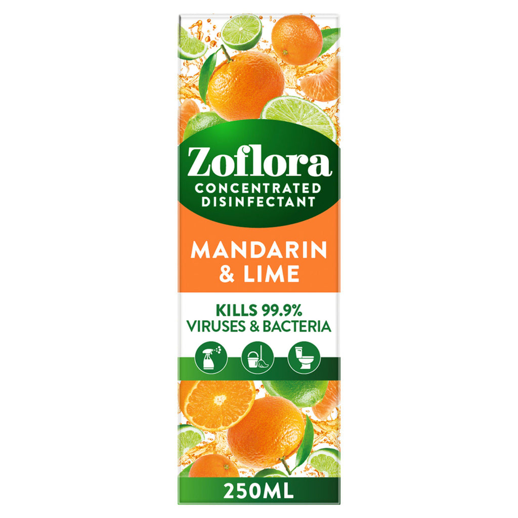 Zoflora 3 in 1 Action Concentrated Disinfectant Mandarin & Lime 250ml