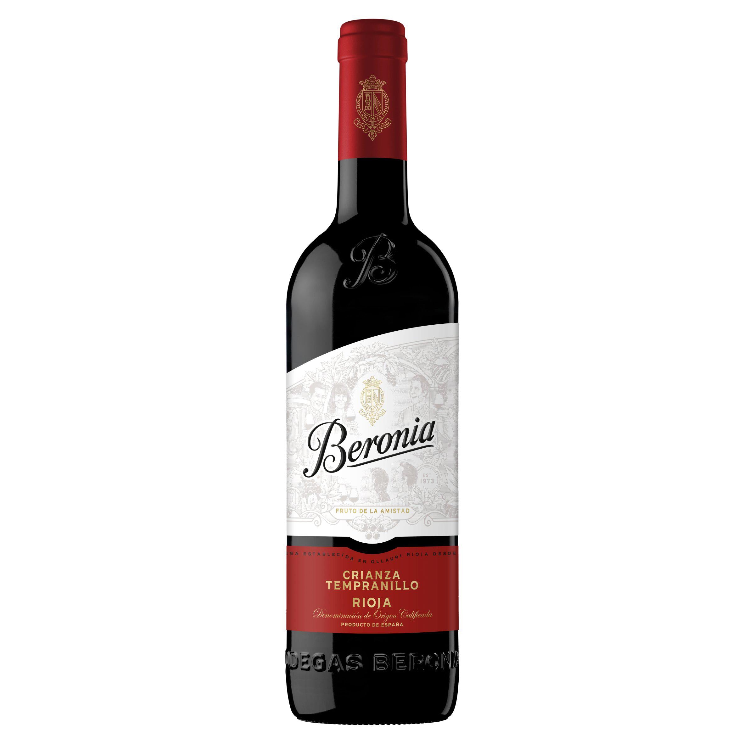 Beronia Tempranillo Crianza Rioja red wine 75cl - British product