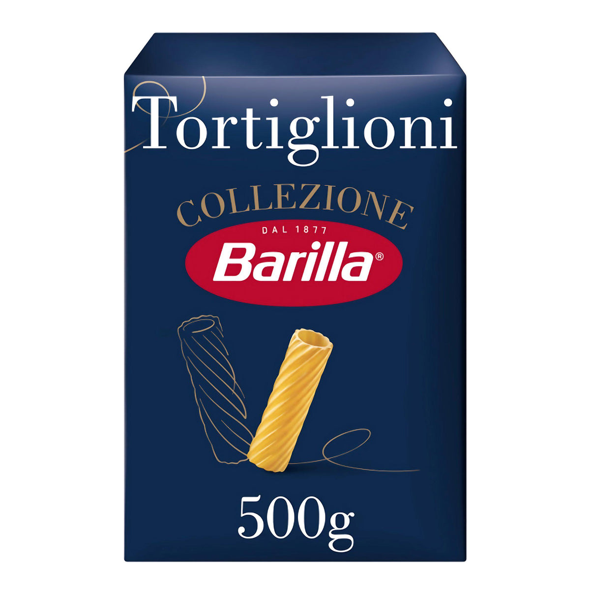 Barilla dry Tortiglioni pasta 500g - British product