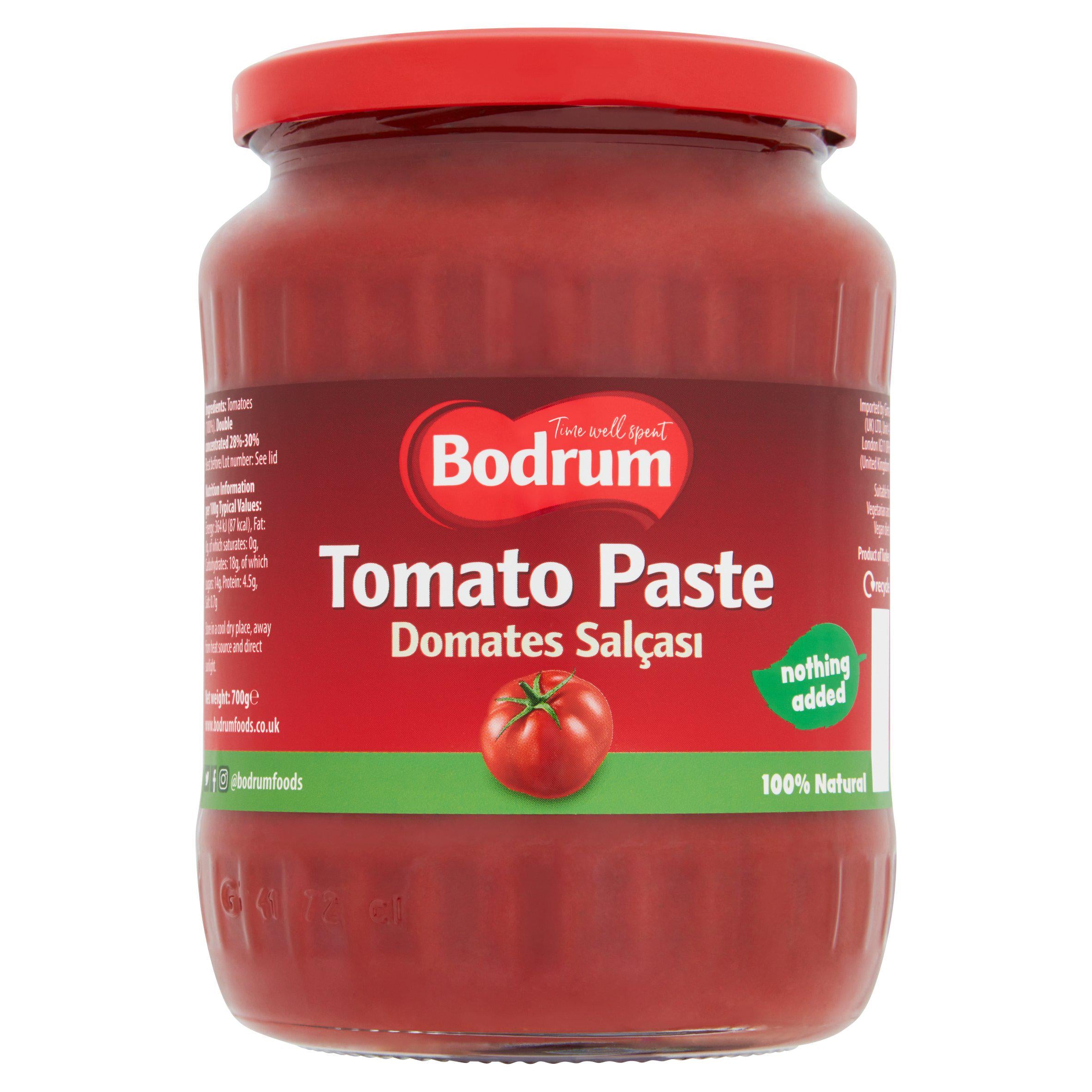 Bodrum Tomato Paste Double Concentrated 700g - British product