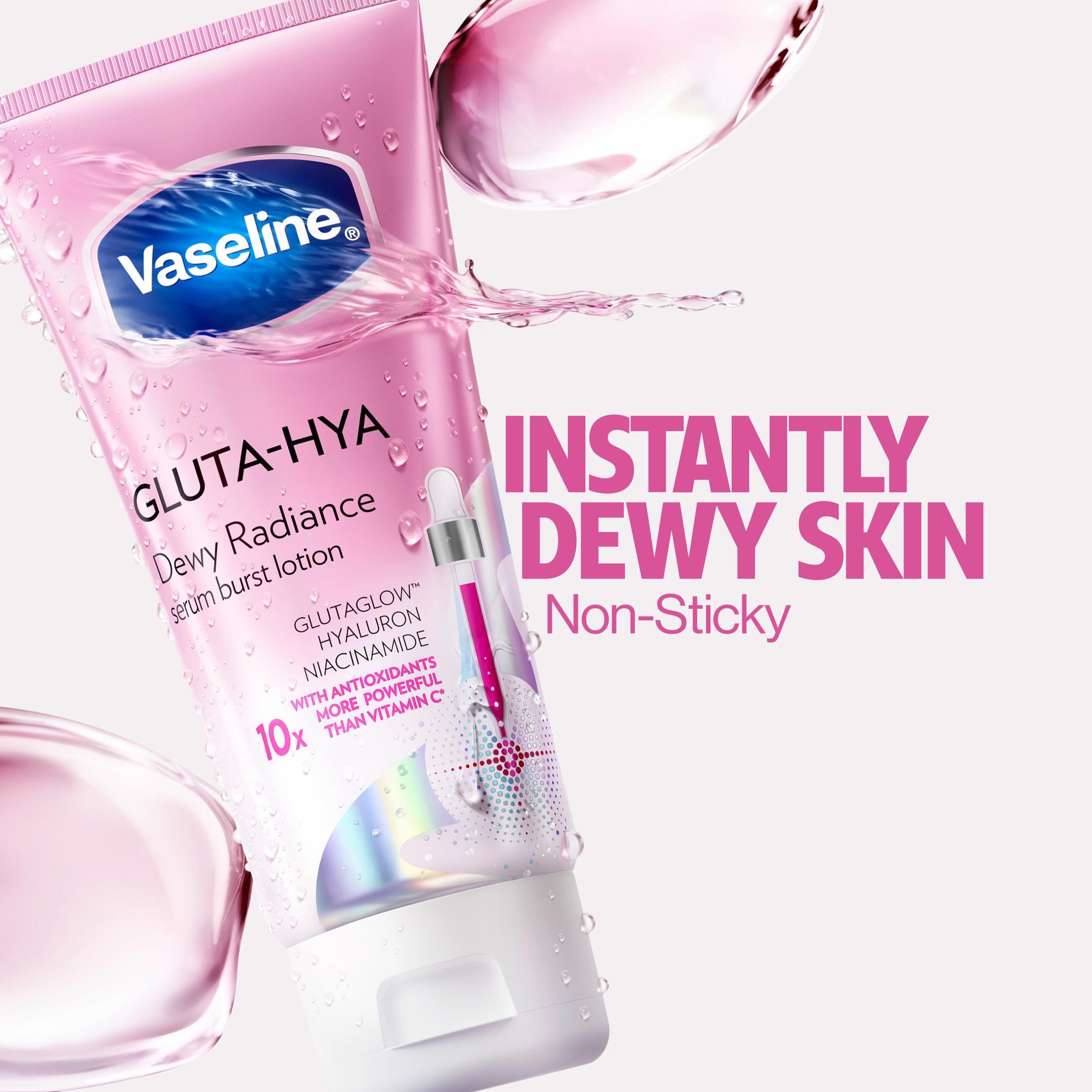 Vaseline Gluta Hya Serum Burst Lotion 200ml, imported from the UK